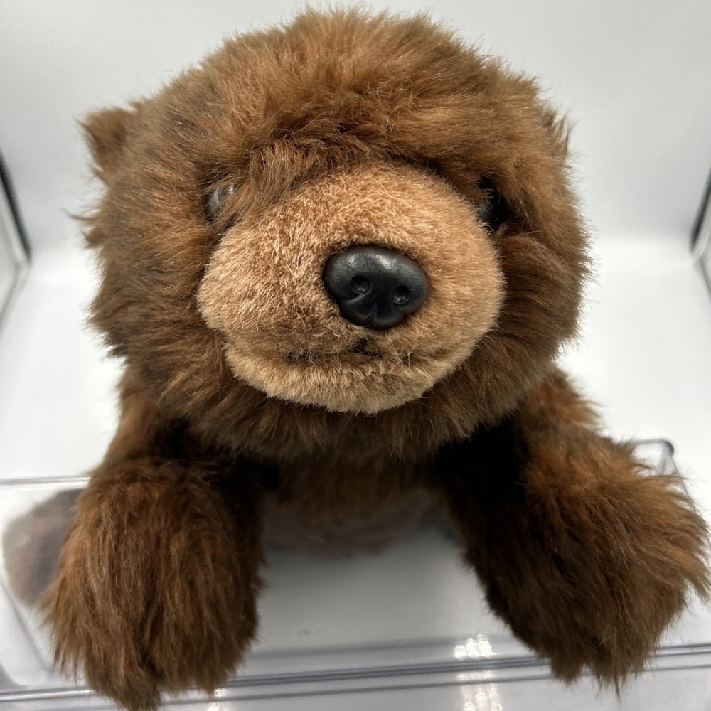 TY Classic Buddy Brown Bear 17" Laying Plush 1992 Vintage Child Toy Soft Cuddly